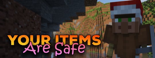 Перейти в новость Мод Your Items Are Safe 1.20.6/1.19.4 (Сохраните свои вещи)